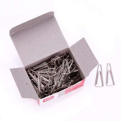得力 0051 曲別針 回形針曲別針 環(huán)形針 100枚/盒